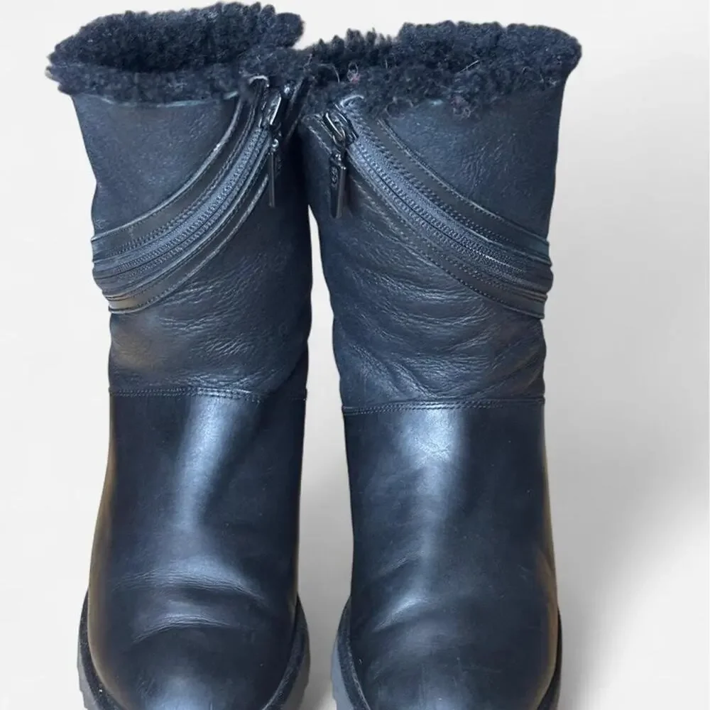 biker boots ugg siemens motorcycle bootie